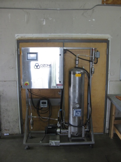Large Ozone System Generator Water Zone 30 Wheeler Stainless Steel Tank No. 20207 SN 15304