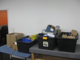 (4) Totes and Boxes misc. parts See Photos