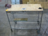 Metro Style Wire Cart and Vise