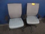 Mesh Back Blue Seat Task Chair 2X$