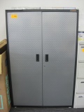 Gladiator Two Door Storage Cabinet Full of Office Supplies