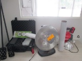 Lot misc. Blower Ehater Tarps and Totes