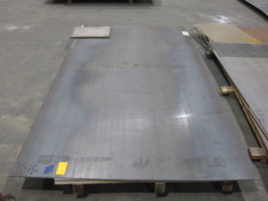 Steel sheet, 60 1/2" x 120", 5/16 thickness, B2526450