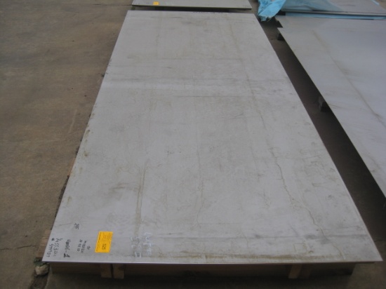 Stainles steel sheet, 48" x 120", . 245 gauge , #549937