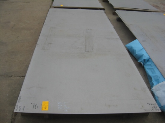 Stainless steel sheet, 48" x 120" , .186 guage, #CT6P
