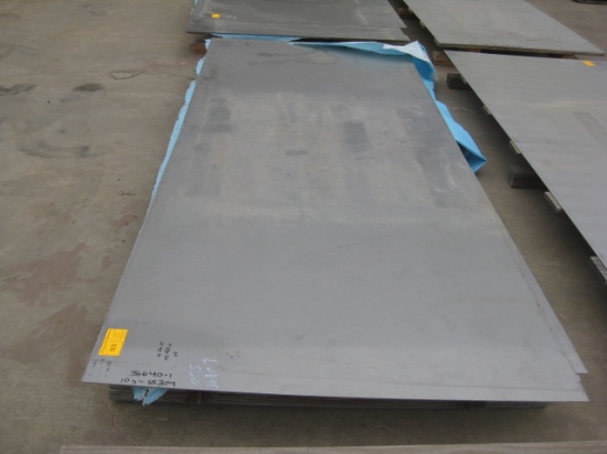 Two stainless steel sheets:  48" x 120"