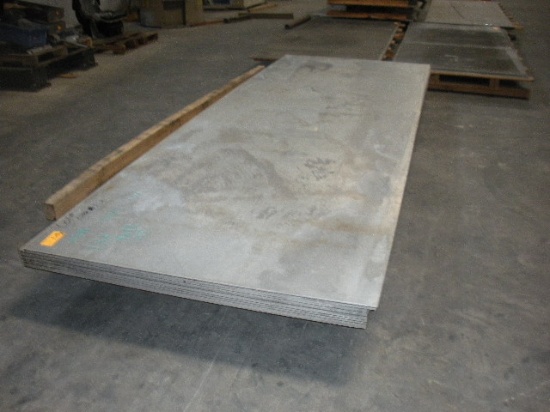 Sheets Alum. 4'x12'x14" Marked 6061 T651AMS QOA/250/1 13x$ *