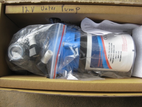 New RV Water pump, 12v, 45psi