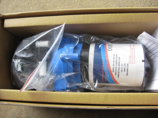 New RV Water pump, 12v, 45psi