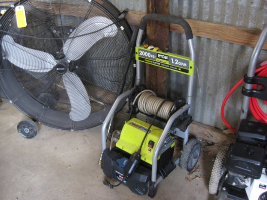 Ryobi electric prtessure washer, 2000PSI