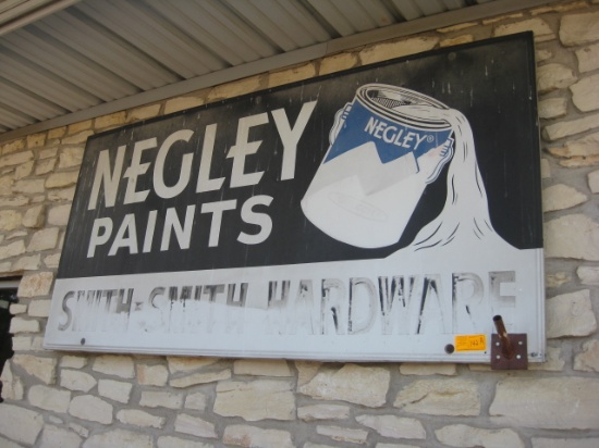 Vintage Smith & Smith Outside Sign Negley Paints