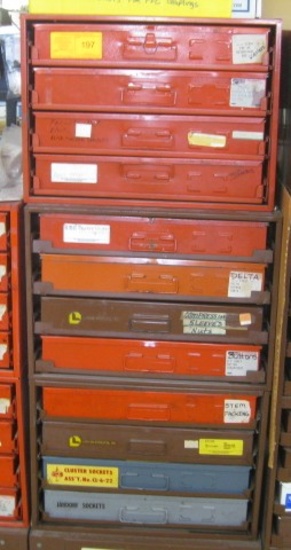 Curtis/ Lawson specialty Hardware cabinets Loaded see images for discription