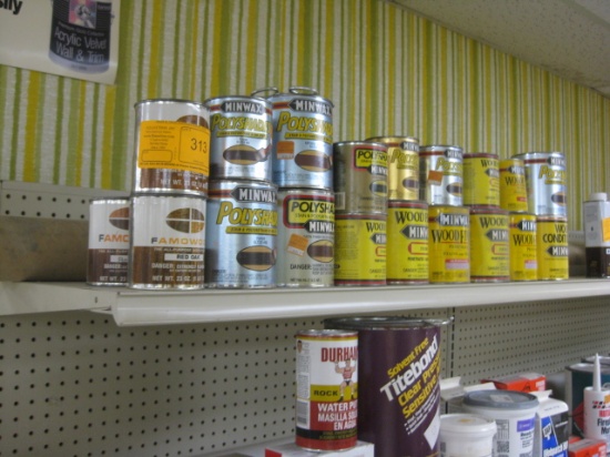 (18) Cans Minwax Stains