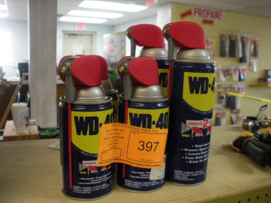 WD-40: two-12oz cans, three-8oz cans