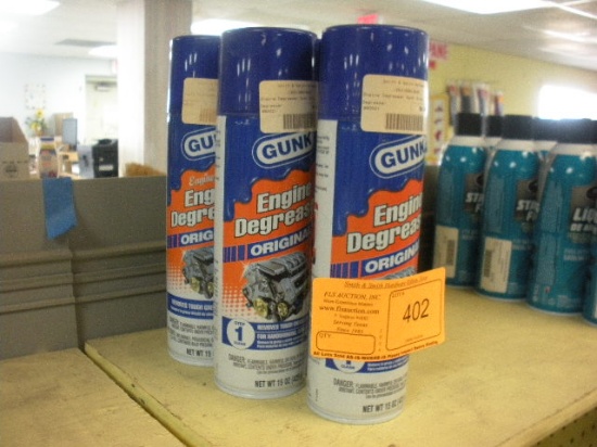 Gunk engine degreaser: Five 15oz cans