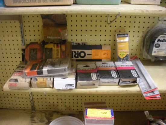 Oregan chainsaw blades, sharpeners, and bar
