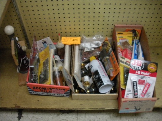 Assortment of washers, O-rings, lubircants, couplers, binders,etc