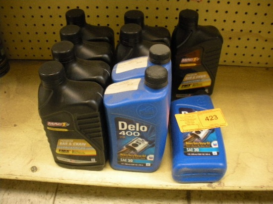 Bar and chain oil, SAE 30 quarts
