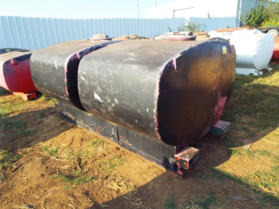 Twin 600 Gallon Water Tanks On Skid