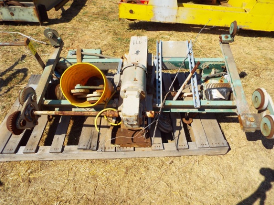 1 1/8 Ton Electrical Overhead Winch For Crane System