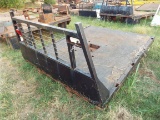 Steel Flatbed With Gooseneck Ball 8'8