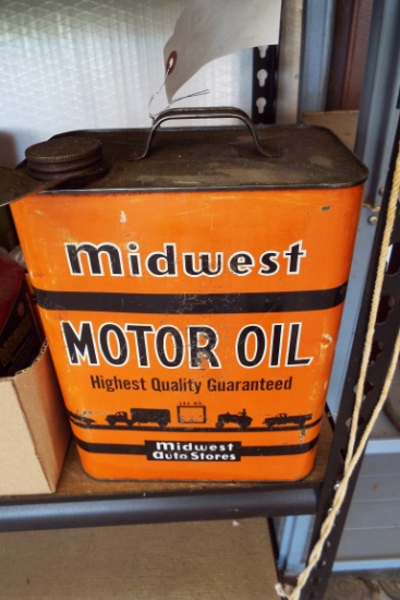 Midwest Motor Oil Can
