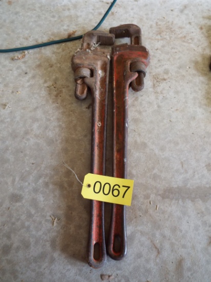 2- Ridgid 24"pipe wrench