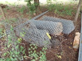 miscellaneous chain-link fence, posts, top rail, chain link gate