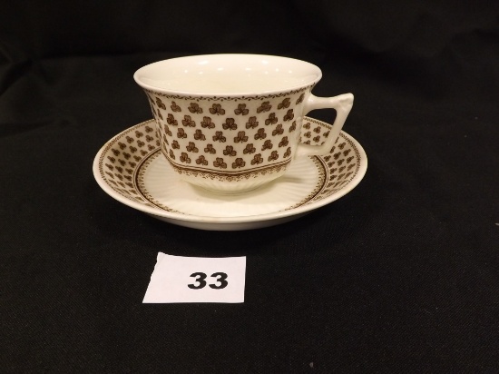 Cup & Saucer "Sharon (Adams Back stamp) by Adams China