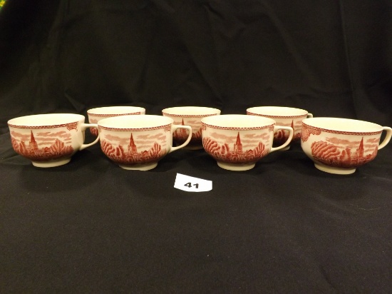 Footed Cup by Johnson Bros in Old Britain Castles Pink