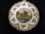 Plate by Johnson Bros in Old Britain Castles Brown