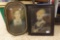 Vintage Curved Glass Frame w/Photograph