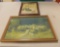 Vintage Prints in Wood Frames