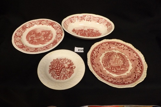 Homer Laughlin Plate & Bowl Historical America