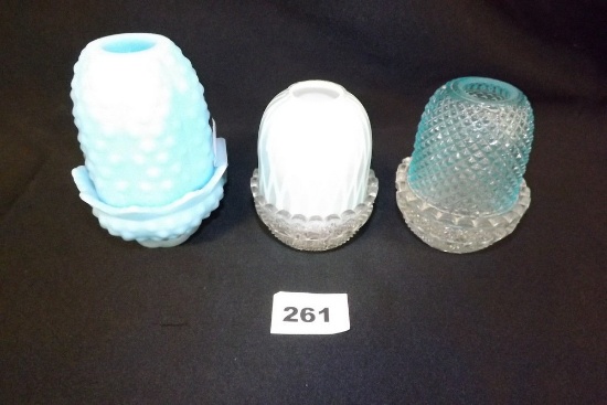 Fenton Glass Fairy Lamps (3)