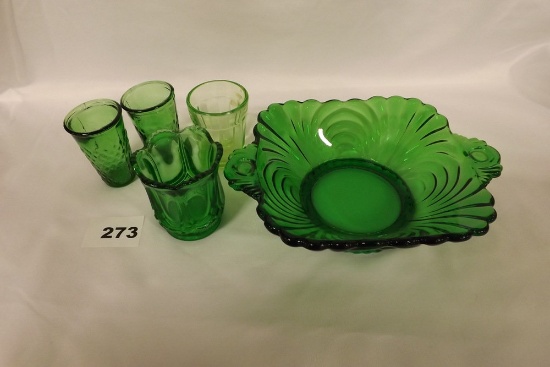 Green Glass Ware