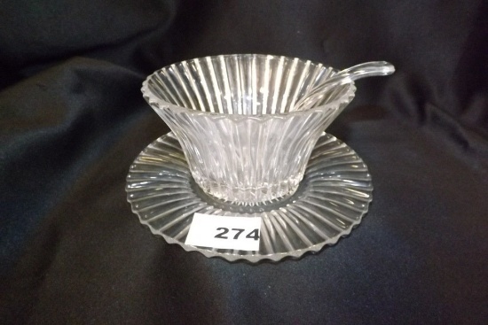 3 piece Mayonnaise set/Serving Dish