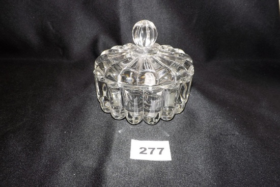 Crystal Lidded Candy Bowl