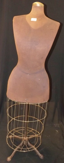 Dress Form on Iron Stand