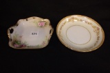 Narumi China Occupied Japan Bowl & Nippon Hand painted Dish
