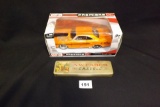 Maisto Premiere DC  1970 Plymouth GTX Die Cast car in box