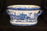 Blue Ironstone (Victoria Ware) w/handles