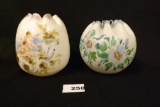 2 Blown Glass Vases