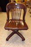 Vintage Office Desk Chair  on Casters