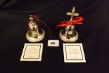 Wallace Silversmiths Silver Plated Bells (2)