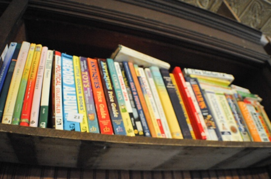 SHELF OF COLLECTIBLE PRICE GUIDE BOOKS