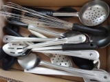 box of kitchen utensils