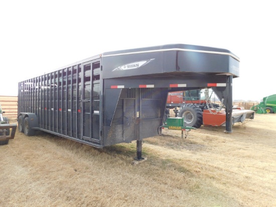 2014 Titan Gooseneck Stock Trailer