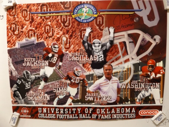 University of Oklahoma Football Poster