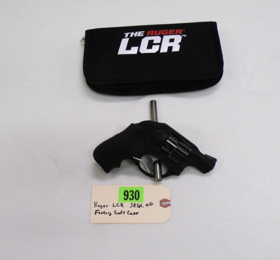 Ruger Lcr 38 Spl + P 1½" Revolver Factory Soft Case